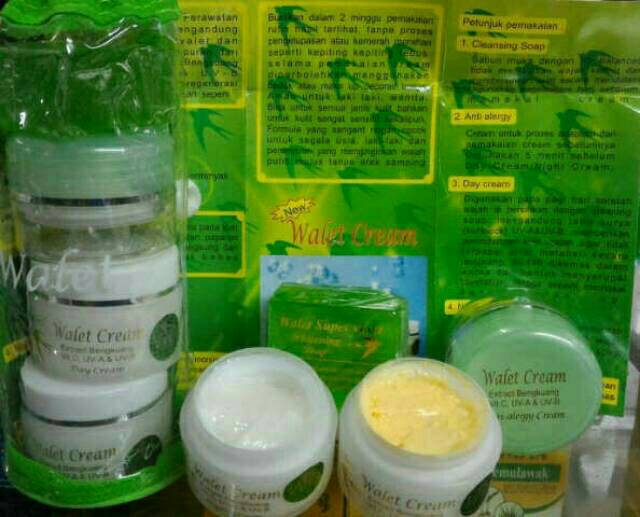 Cream Walet Bengkoang Original / Krim Walet Hijau / Krim Walet Lontong / Cream Walet