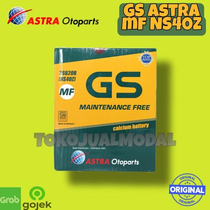 Aki Mobil Daihatsu Terios Ns40Z / 36B20R Gs Astra Aki Kering Ahyiseller