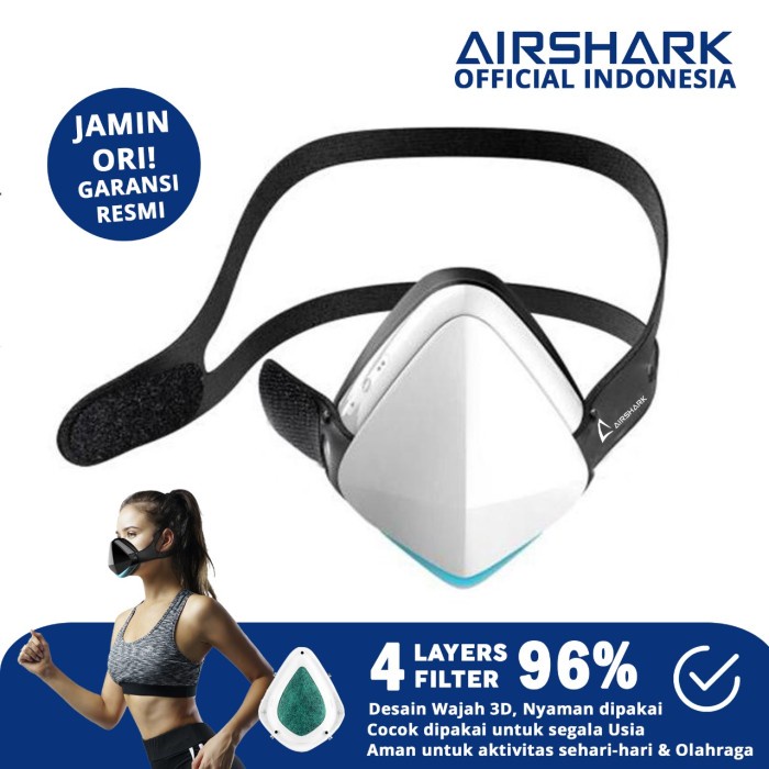 Masker - Airshark Airpro Mask New / Air Shark Air Pro Mask Masker