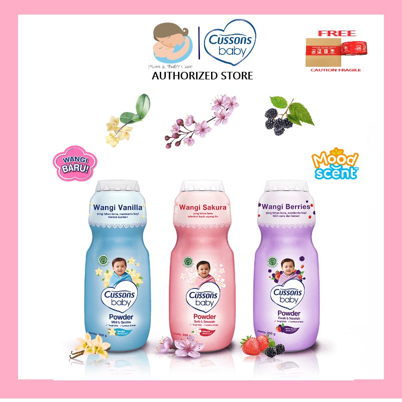 Cussons Baby Powder / Cusson Bedak Bayi No Paraben Isi Extra 40% - 50%