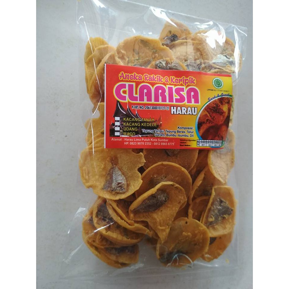 

Rakik Maco/Kacang/Udang Clarisa 150 gram - Asli Padang