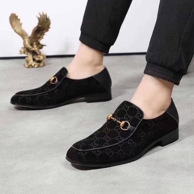 Sepatu pantofel gucci kualitas mirror