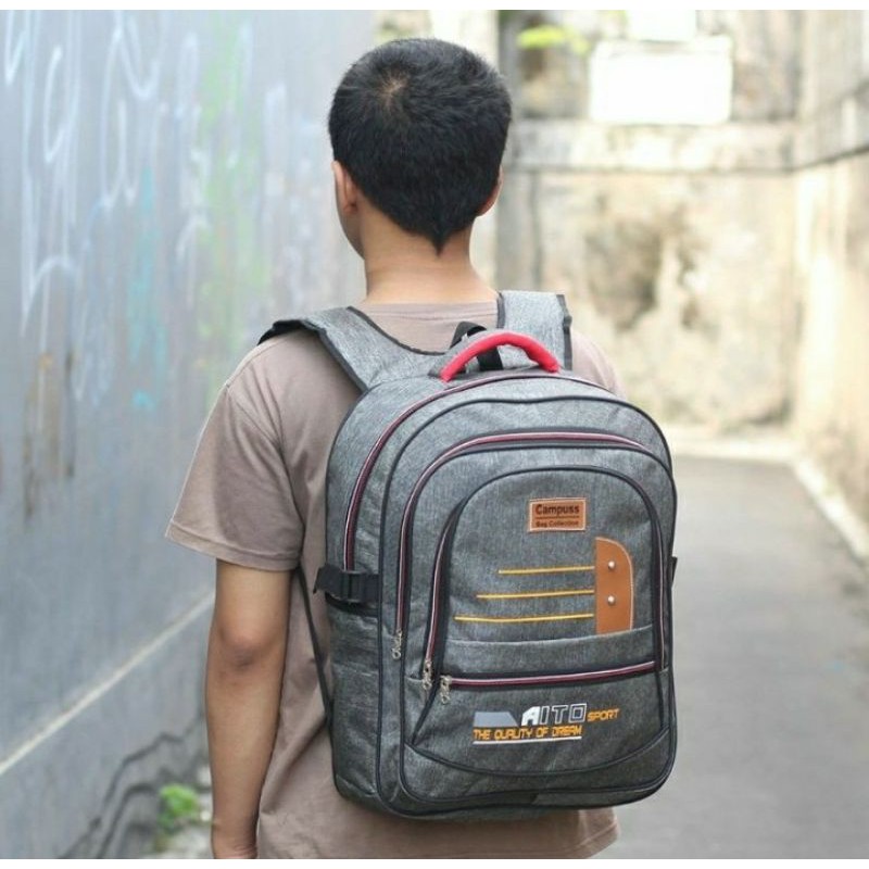 tas ransel pollo alto tas sekolah tas punggung unisex