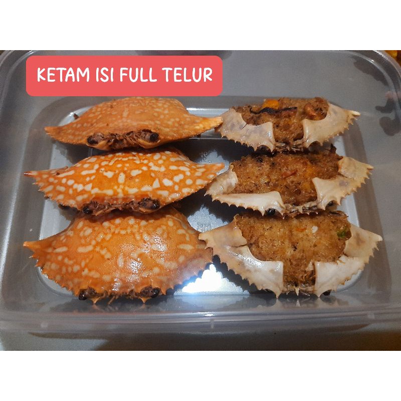 

KETAM ISI TELUR RAJUNGAN - Kepiting Buncit Isi HOMEMADE