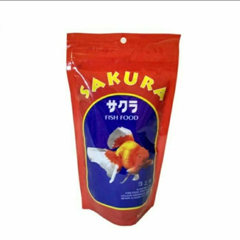 SAKURA 100GR 100 GR 1MM MAKANAN PAKAN PELET IKAN KOI DAN IKAN HIAS