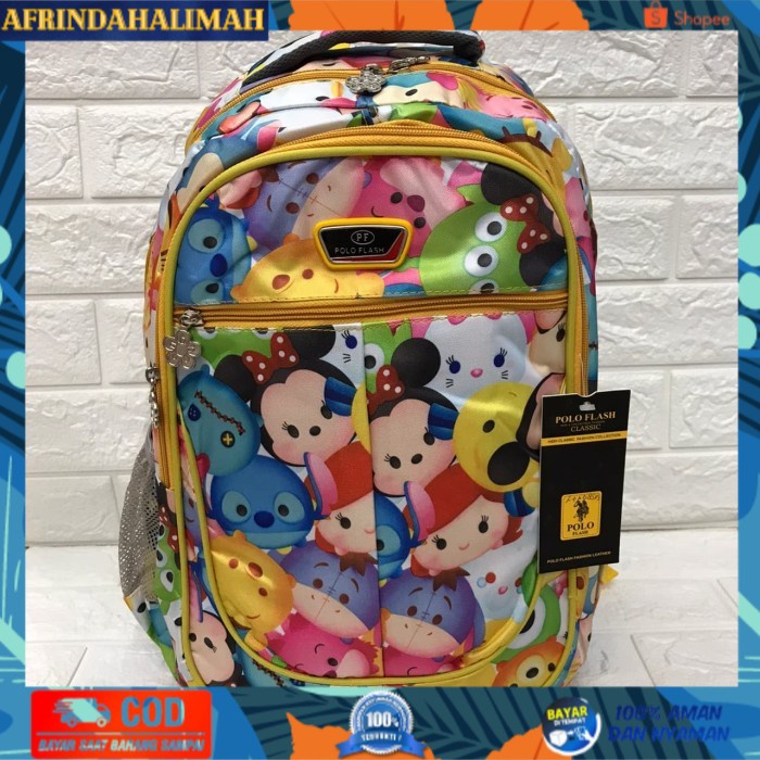 

{TERBARU} Tas Ransel Sekolah/ Tas Perlengkapan Bayi Polo Disney Tsum