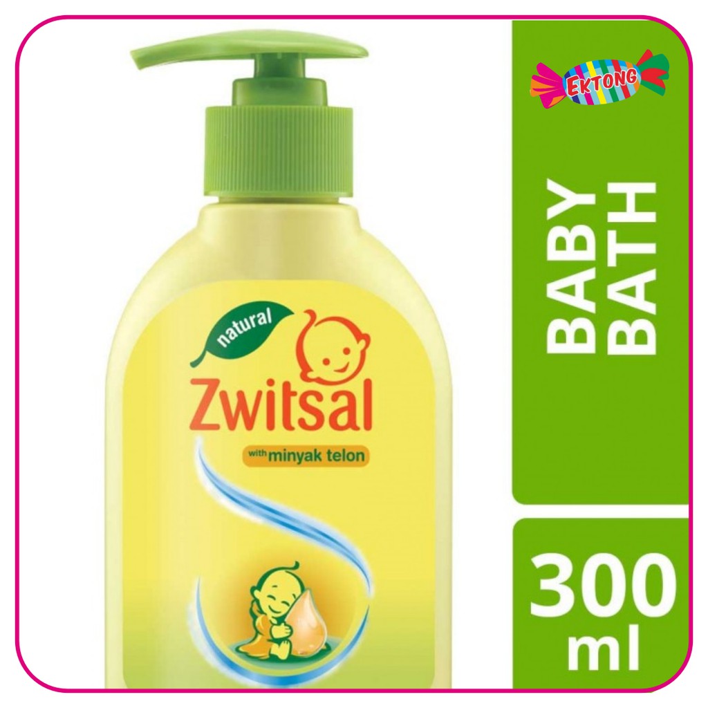 ZWITSAL BABY BATH WITH MINYAK TELON ( PUMP ) 300 ML / Ektong Swalayan