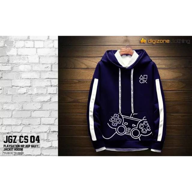 Playstation Hip Hop Navy Jacket Hoodie (JGZ CS 04)