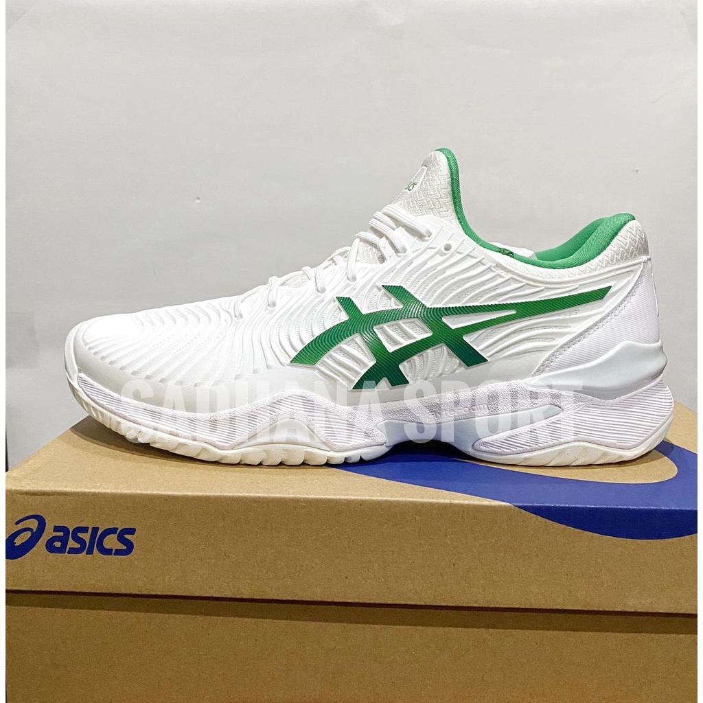 Sepatu Tenis ASICS COURT FF NOVAK White/Green