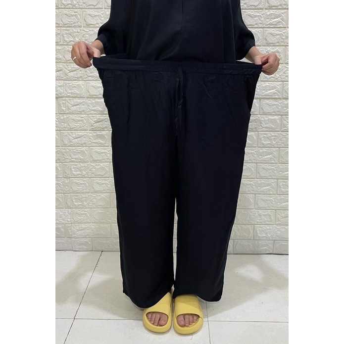 CELANA PANJANG SANTAI KULOT WANITA JUMBO XXXXL RAYON TWILL PREMIUM