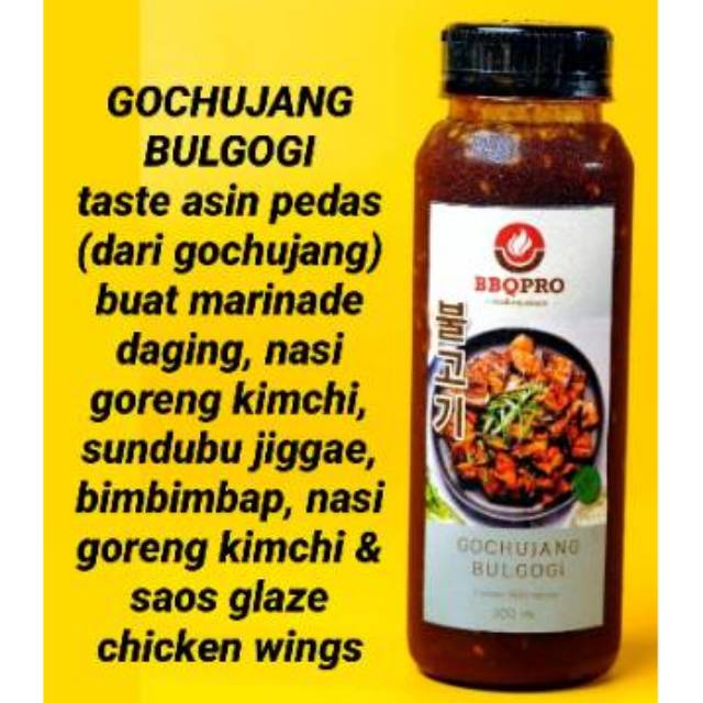

GOCHUJANG BULGOGI SAUCE (HALAL)