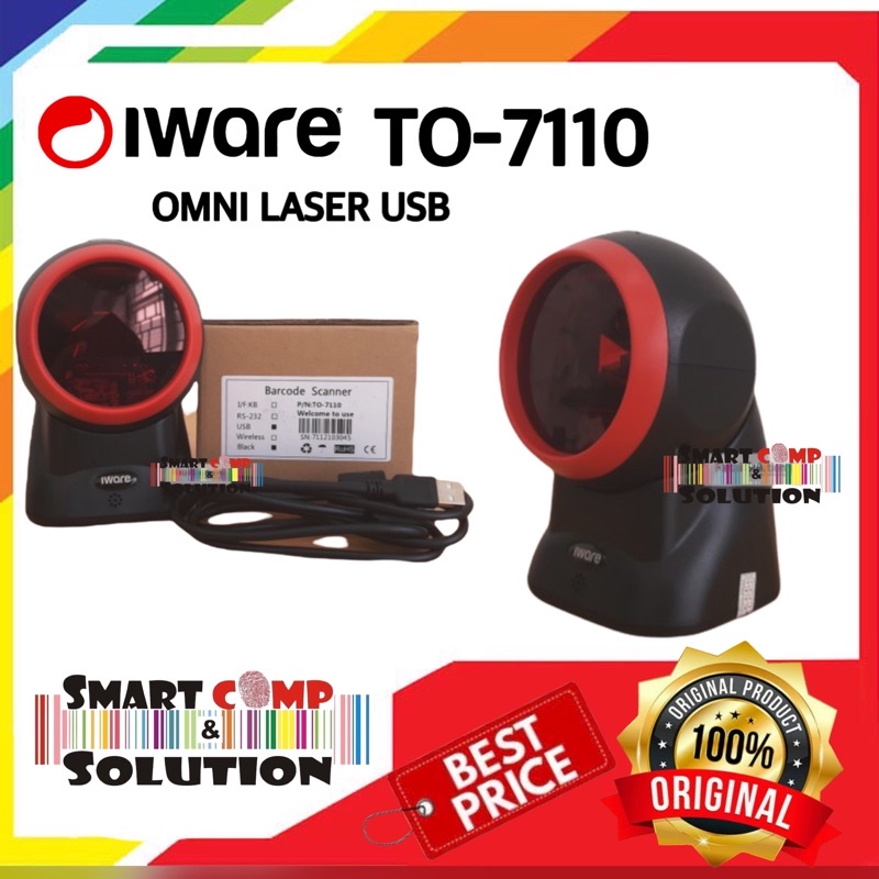 Barcode scanner OMNI DIRECTIONAL 1D IWARE TO 7110 / TO-7110 / TO7110 setara BI-9825