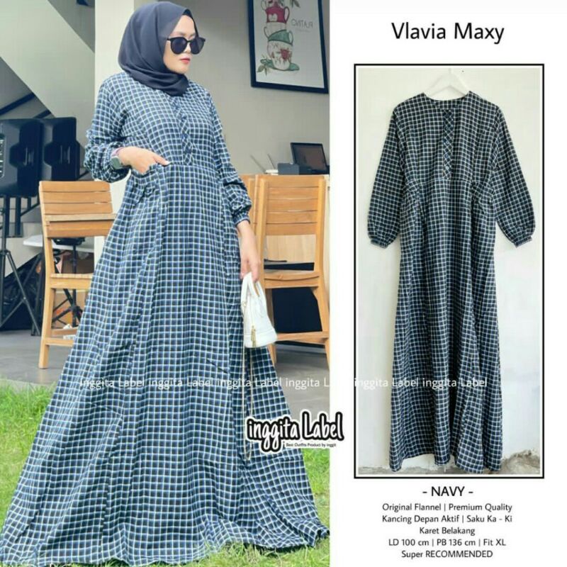 VLAVA Maxi Baju Muslim Inggita Label