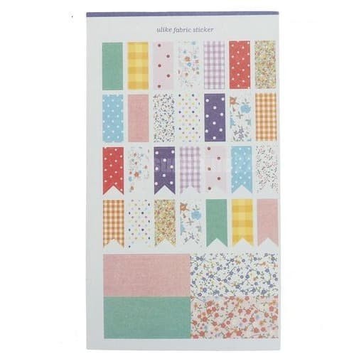 Deco Vintage Sticker - ULIKE Fabric Pattern (4pcs)