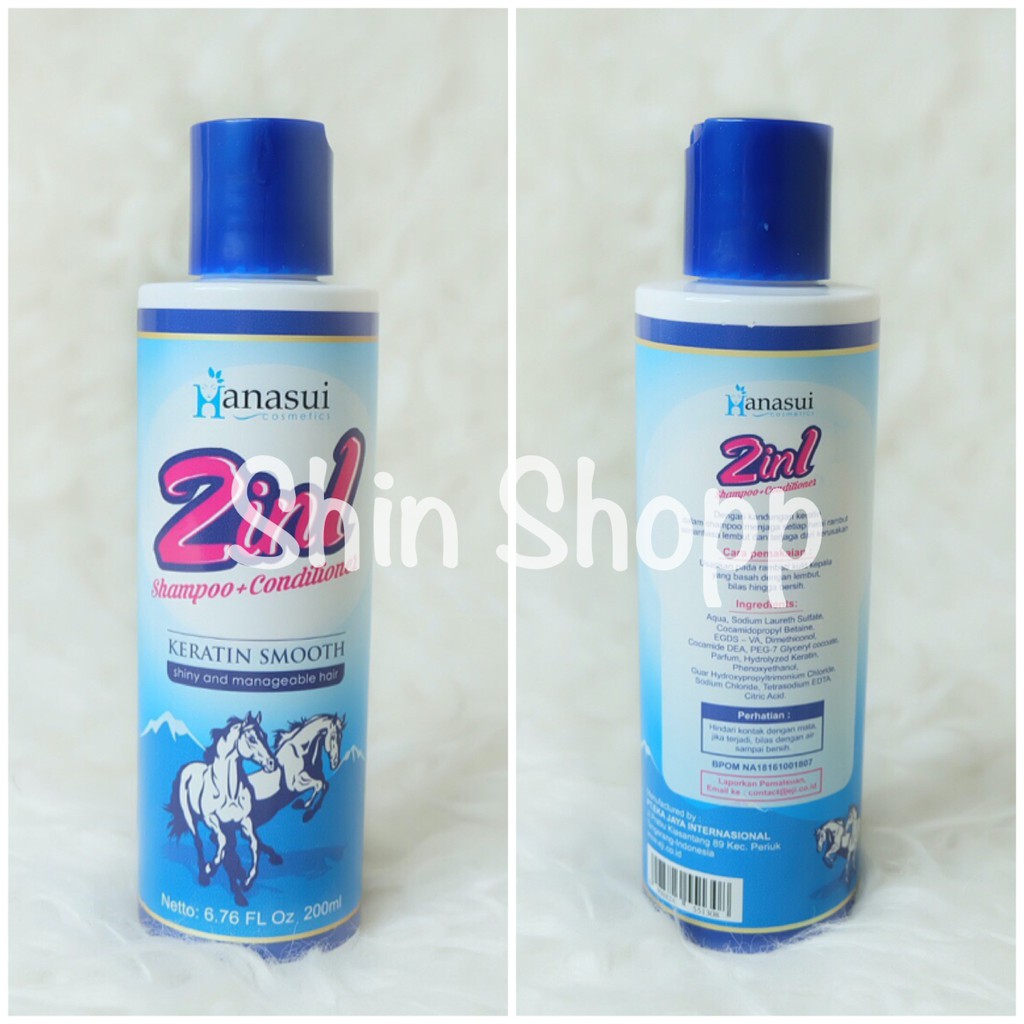 Jual HANASUI SHAMPOO KUDA 2IN1 ORIGINAL / SHAMPOO KUDA / SHAMPO KUDA / BPOM Shopee Indonesia