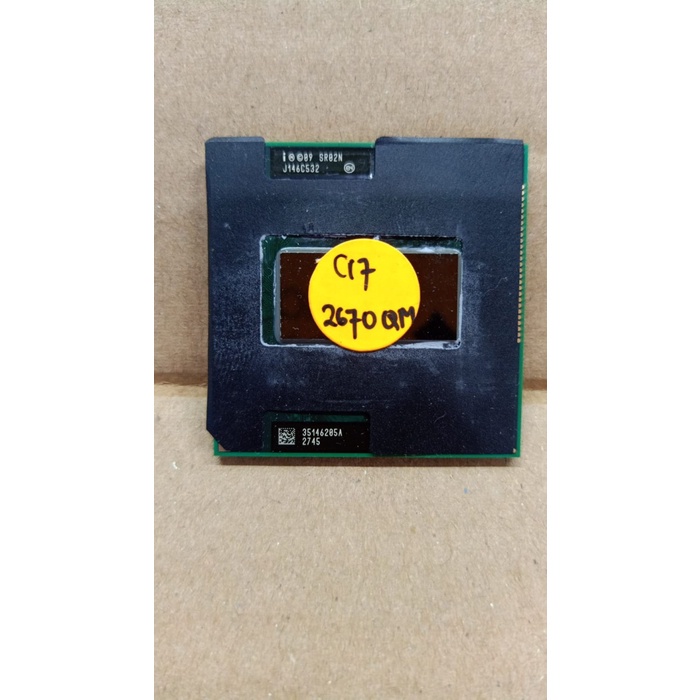 processor laptop core i7 2670qm gen2 bergaransi