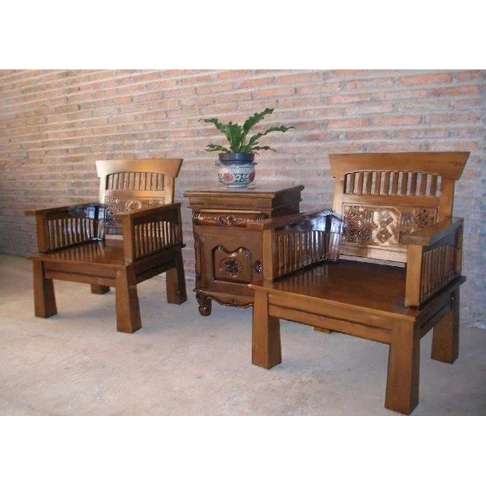 Kursi Teras minimalis jati jepara