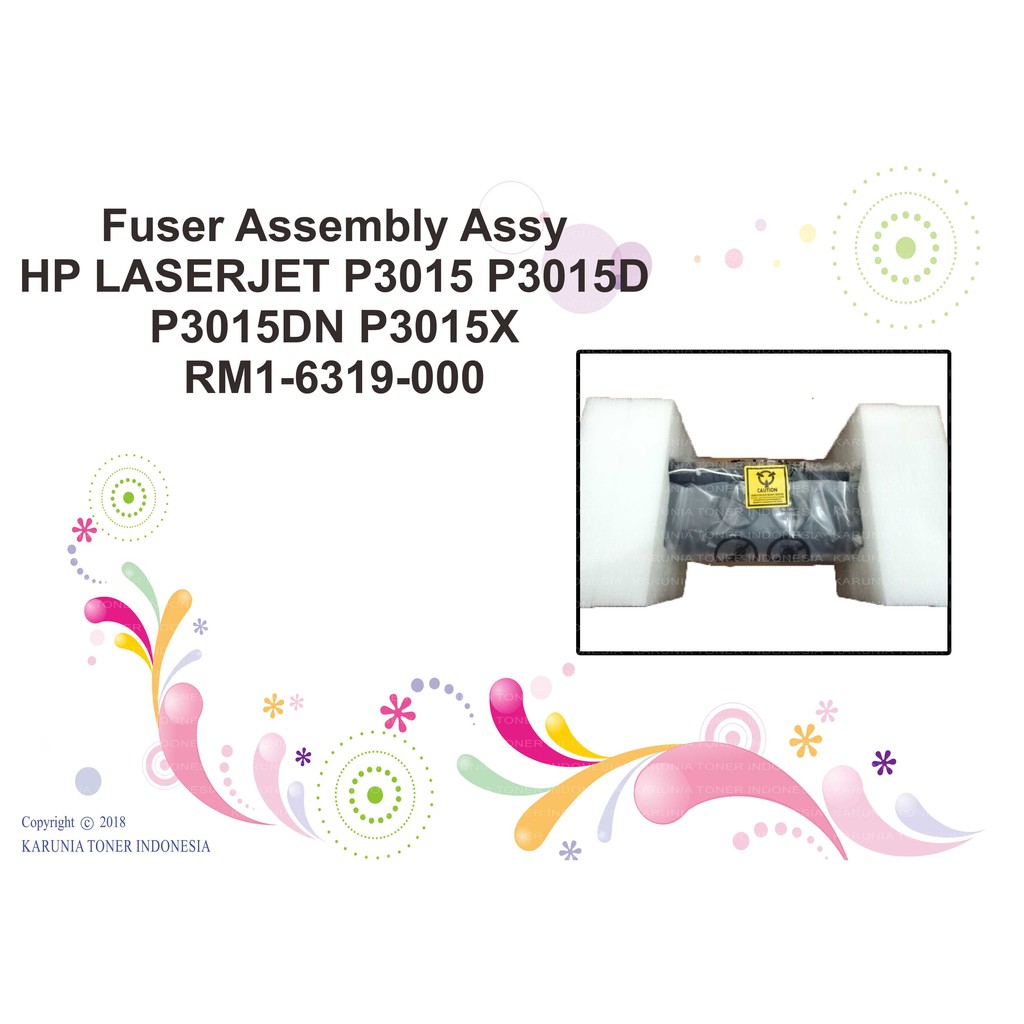 Fuser Assembly Assy HP LASERJET P3015 3015 P3015D P3015DN P3015X RM1 6319 000 NEW