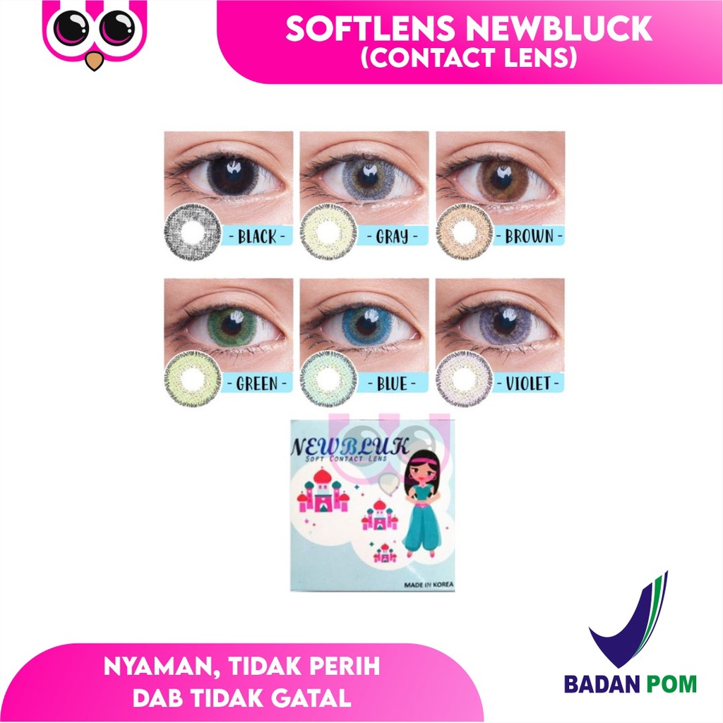 Jual Softlens Newbluk Big Eyes Soft Lense New Bluk Contact Lens Indonesiashopee Indonesia 