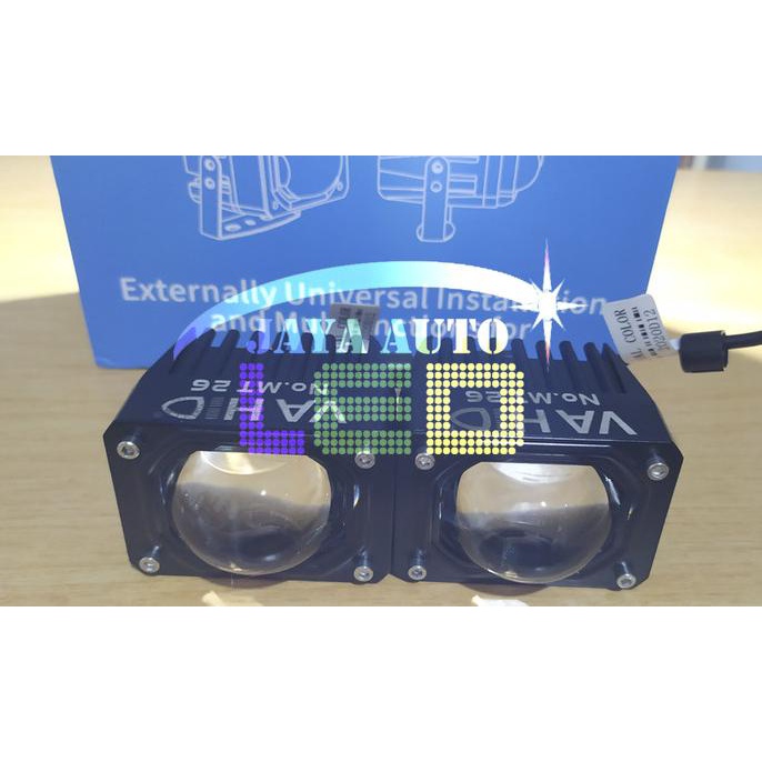 Lampu Tembak Vahid Mt26 | Foglamp Led Vahid | Led Projector 2 Warna