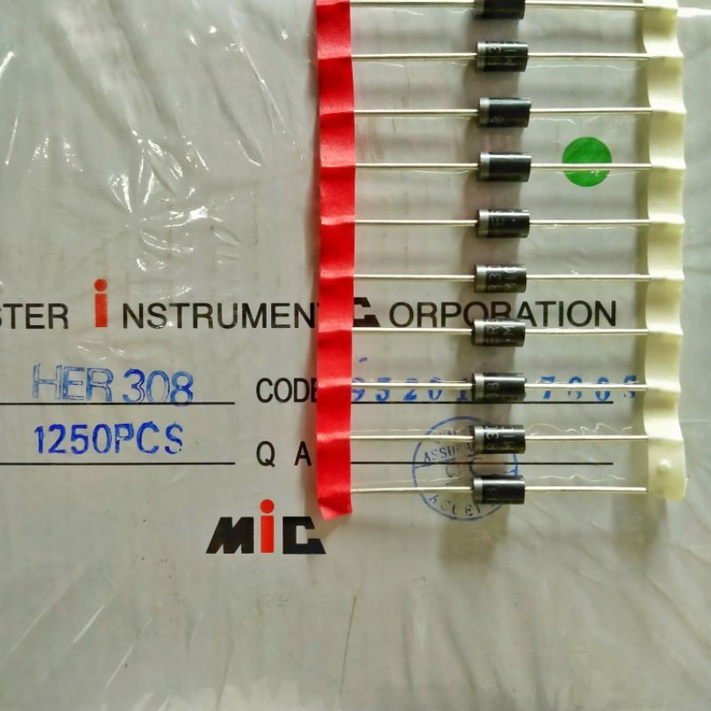 

Dioda HER 308 Renteng isi 20bj