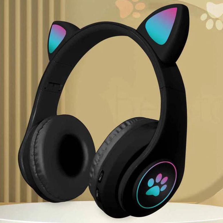 Wireless Bando Cat BK-58M / Headset Bluetooth Bando Ear Cat LED BK-58M / BK 58M
