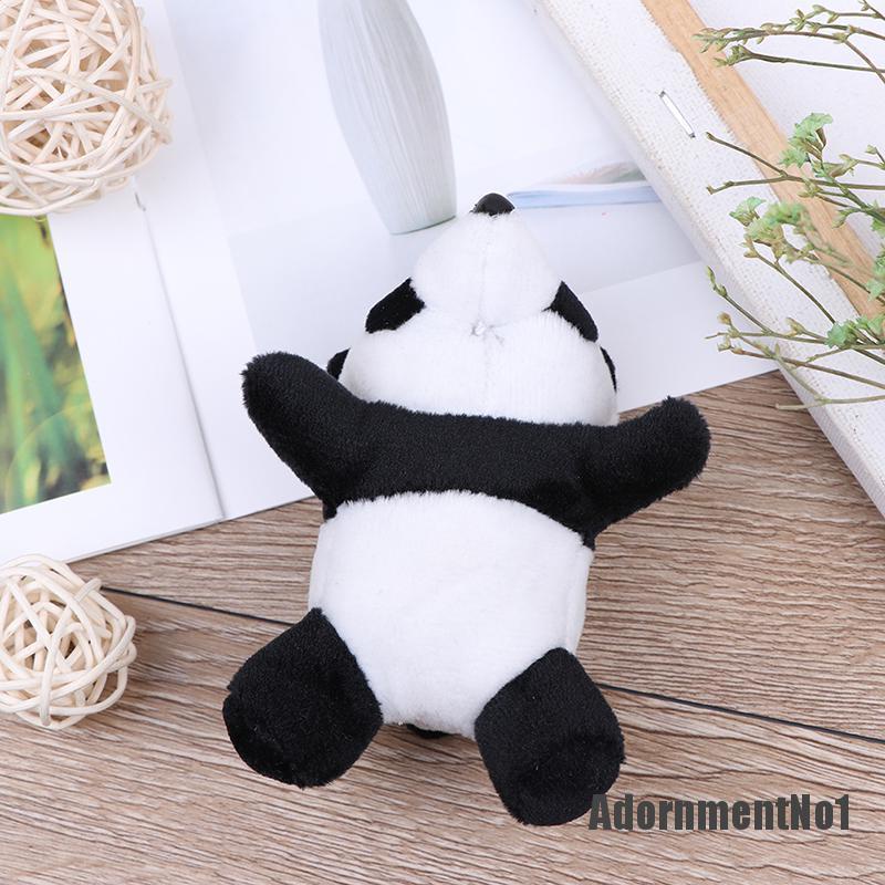 (Adornmentno1) Bros Pin Bentuk Panda Bahan Plush Untuk Wanita