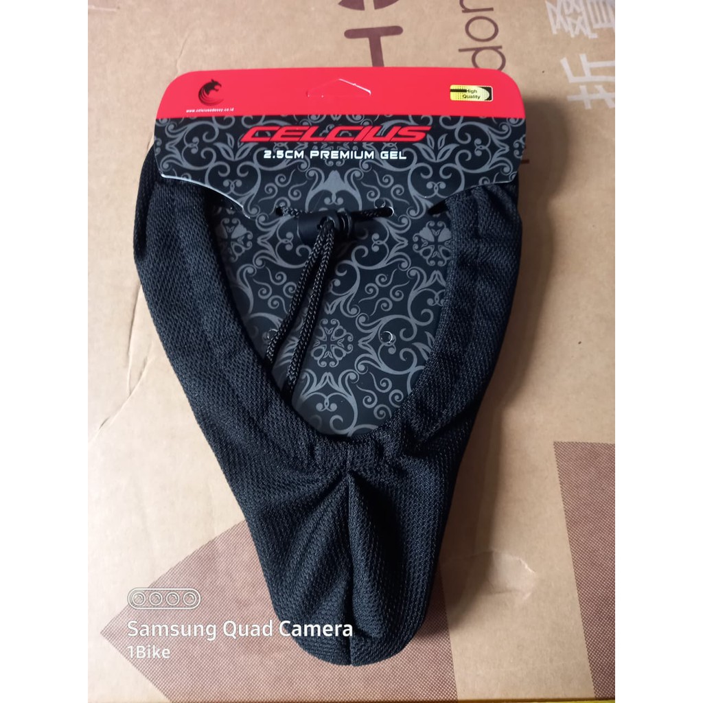 Cycling Cover jok Sadel gel Sepeda Celcius 2,5cm Premium Gel WL-172