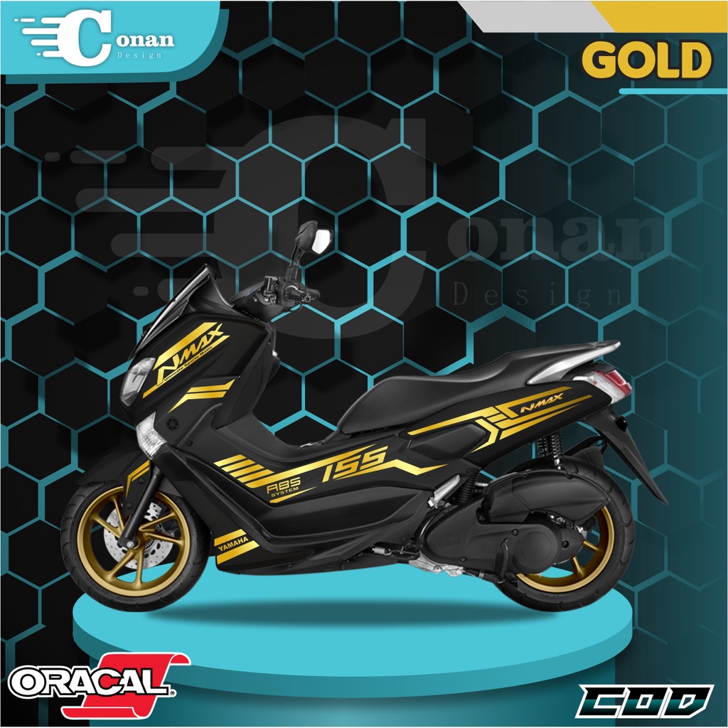 Aksesoris Motor Nmax Cutting Sticker Nmax Stiker Motor Nmax Striping Nmax 2019 All Nmax - NMxGS32