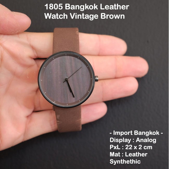Jam Tangan Kulit Import Bangkok Premium Quality