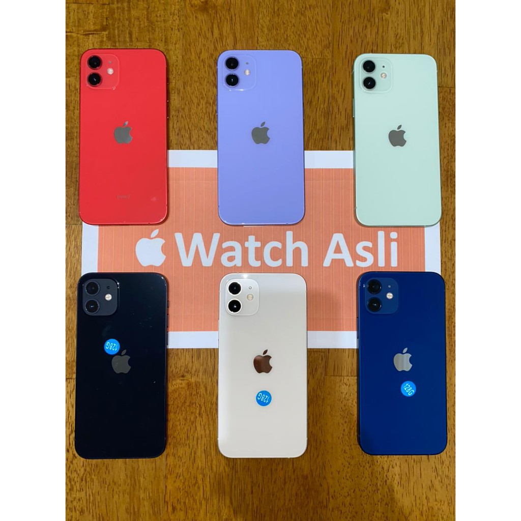 Apple Iphoneeeeeeeeeeee 12/12 Mini 64 GB 128 GB 256 GB Bekas Fullset Second ORIGINAL