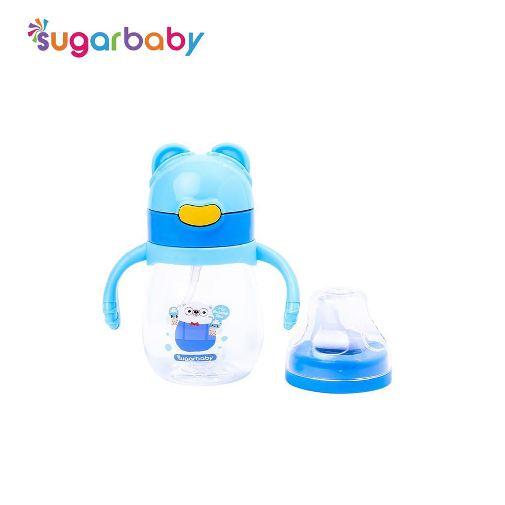 Sugar Baby TRITAN Sippy Cup 2in1 320ml ,6month+ Sippy cup spout nipple botol minum sugarbaby botol