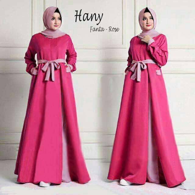 gamis remaja hany 2in/Gamis balotelli/gamis jepang/dress import/gaun dress/rok span/rok lilit/viva