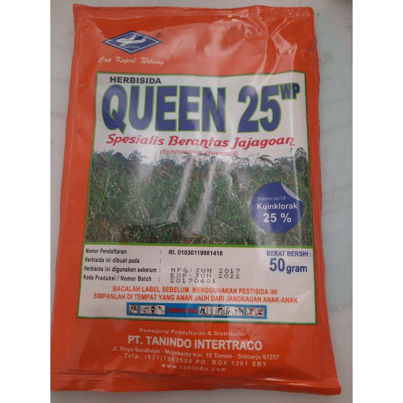 herbisida Queen 25WP 50 gram