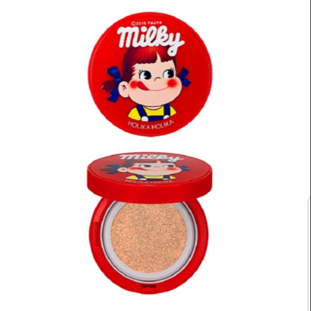 HOLIKA HOLIKA X PEKO Hard Cover Glow Cushion HONEY 03
