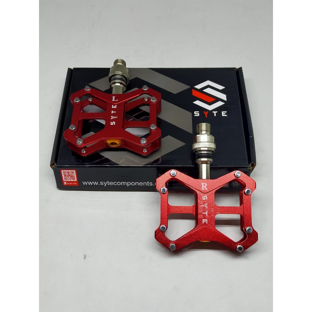 SYTE Pedal QR 3 bearing M416 Quick release CNC sepeda MTB lipat fixie