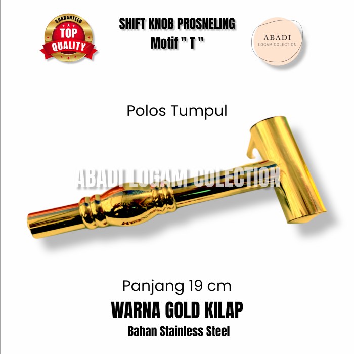 Shift Knob Mobil Truck Tongkat Persneling Stainless - polos tumpul