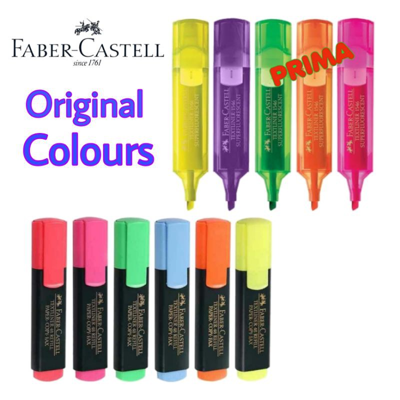 

HIGHLIGHTER / TEXTLINER / STABILO FABER CASTELL WARNA ORIGINAL