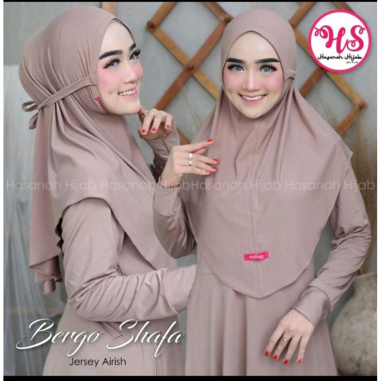 Hijab instan Bergo Shafa by Hasanah hijab