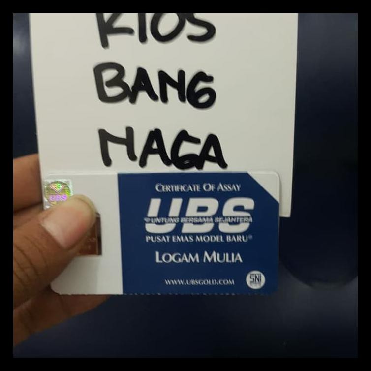 

Ubs 1 Gram Ada Bekas Staples - Sni Non Sni Bermutu