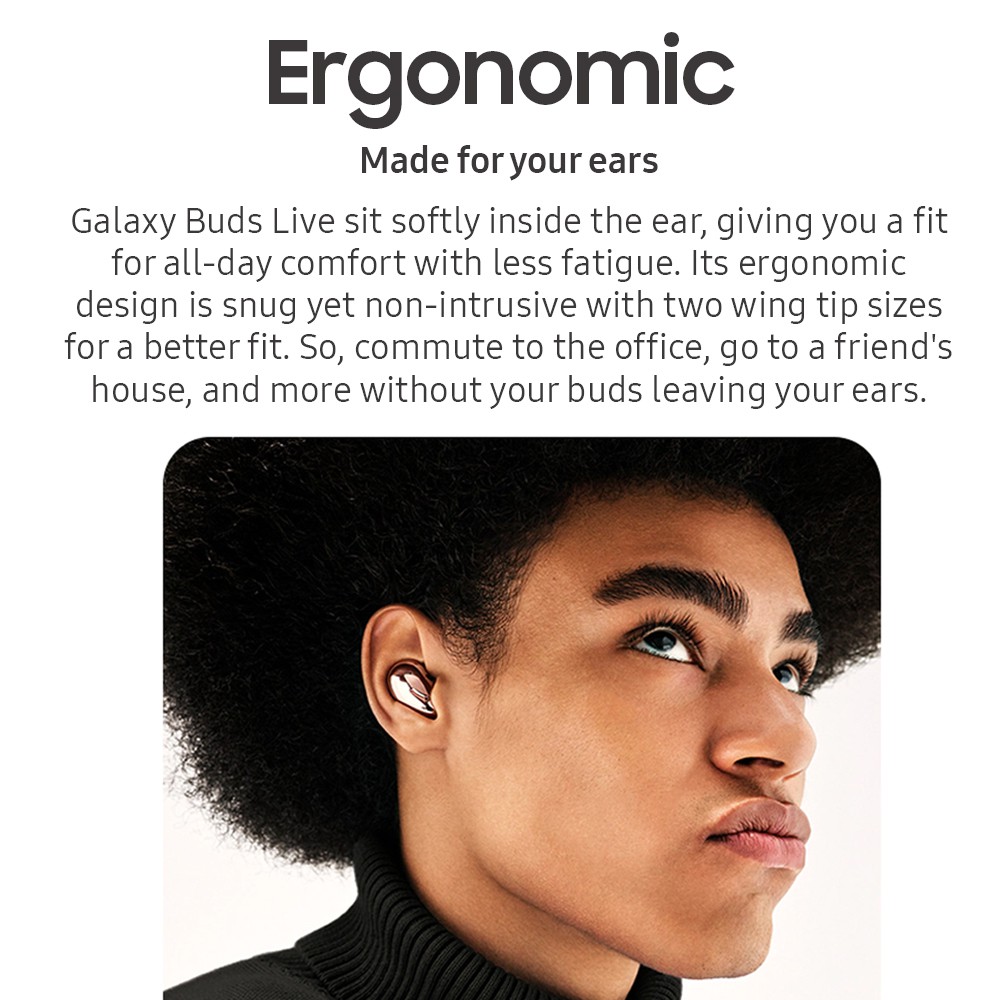 Samsung Galaxy Buds Live Wireless Earphone Headset Bluetooth - Garansi Resmi