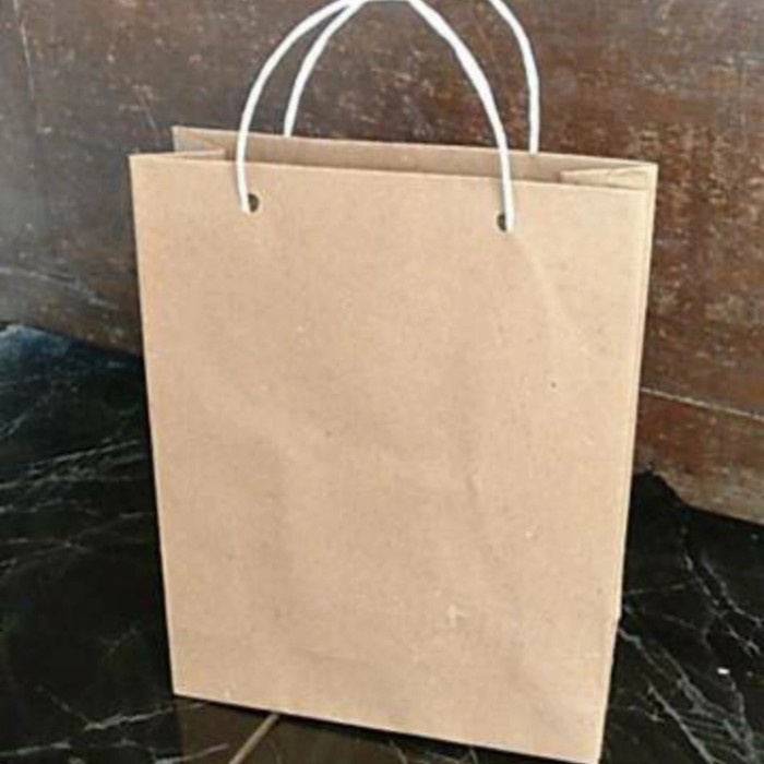 

NEW paperbag/tas kertas tali putih ukuran mini