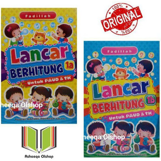 Buku Lancar Berhitung 1a &amp; 1b Untuk Paud/Tk