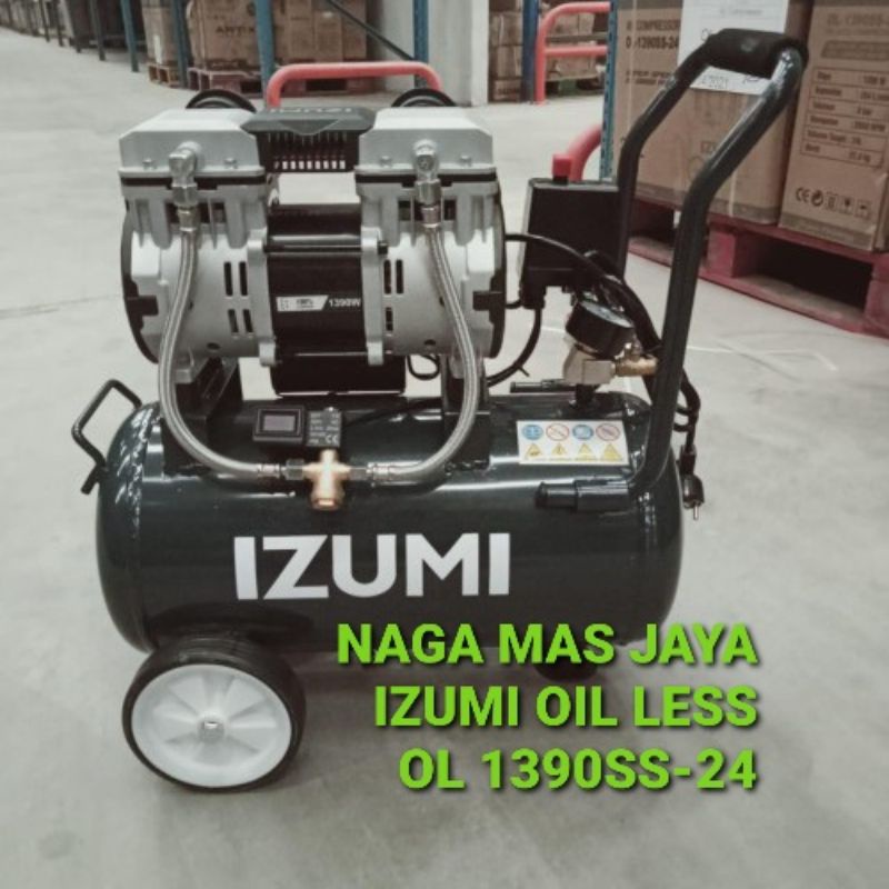 KOMPRESOR ANGIN OILLESS IZUMI OL1390SS / COMPRESOR OIL LESS IZUMI OL1390SS-24 / IZUMI OL 1390SS