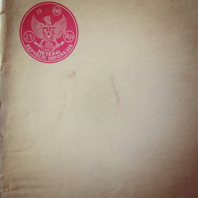 Kertas Segel Tahun 1968 Double