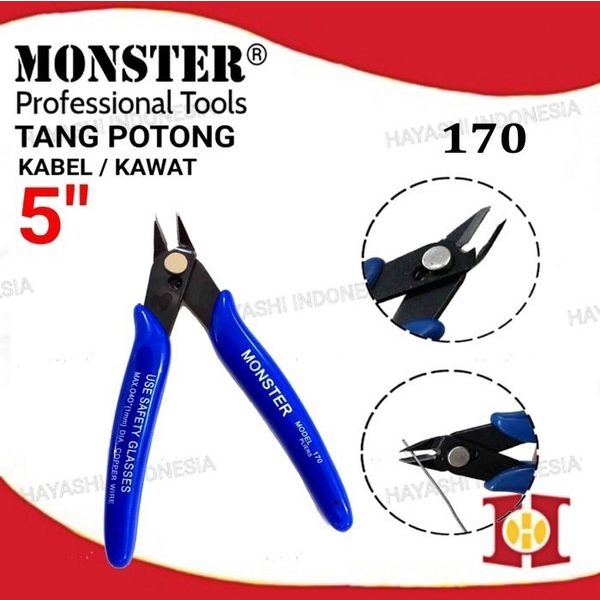 Tang Potong Kawat Coil Wire Cutter Nipper Mini Plier TNI-U 5 Inch