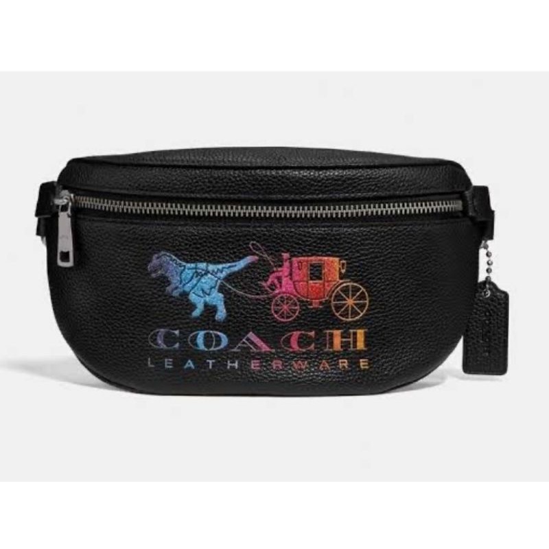 COACH BELT BAG WITH REXY AND CARRIAGE