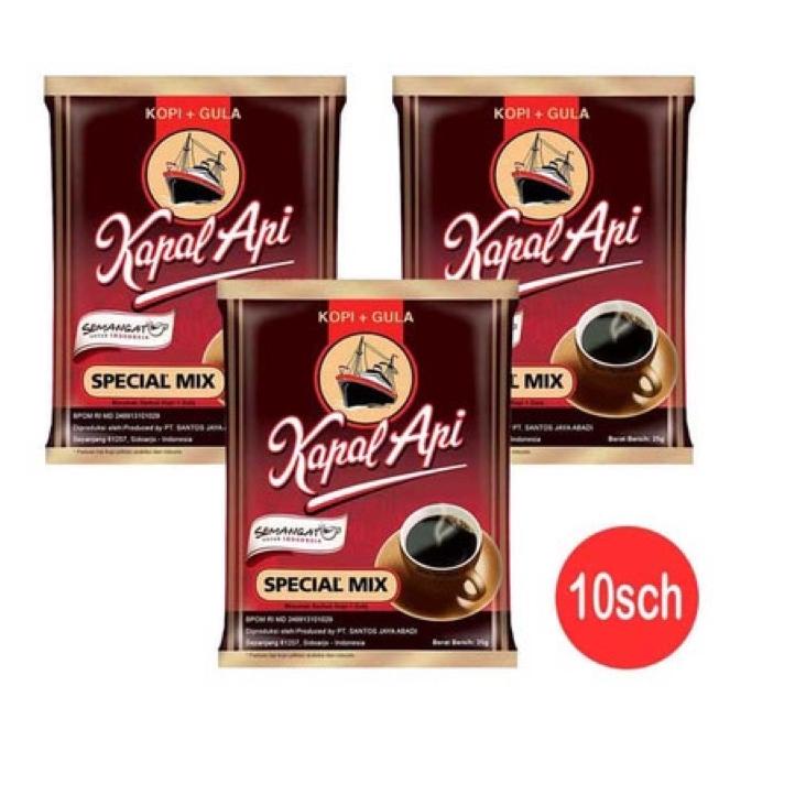 

CodeEe3E8--ISI 10 pcs Kopi Kapal Api Special Mix 25 gr RENCENG ( isi 10 )