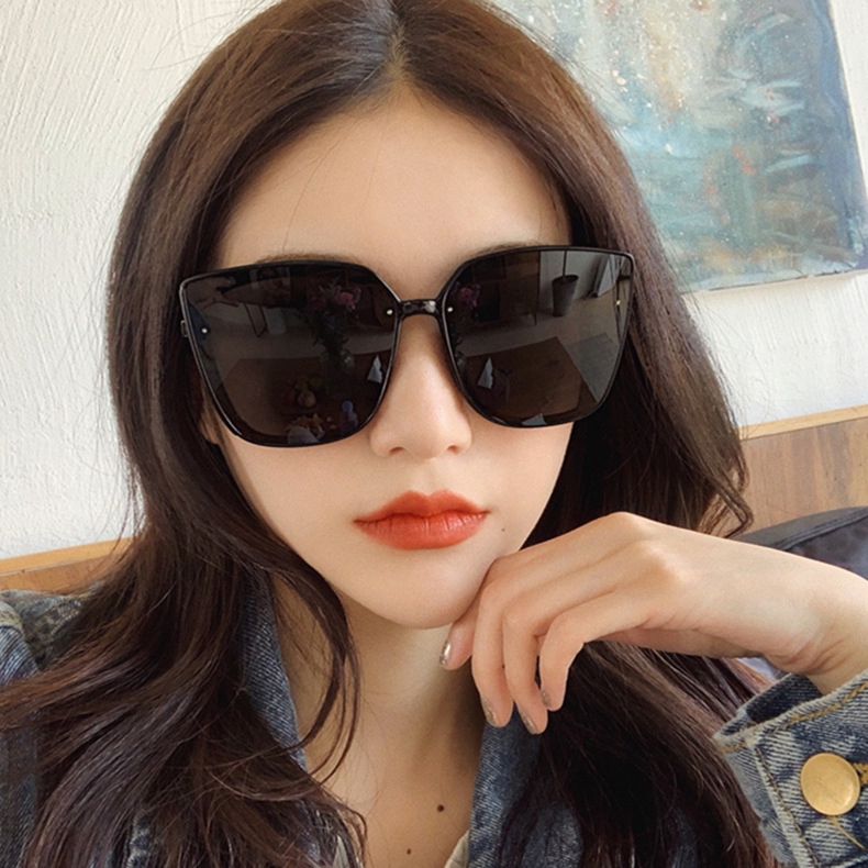 Fashionable Korean thick-edge ins trendy street sunglasses