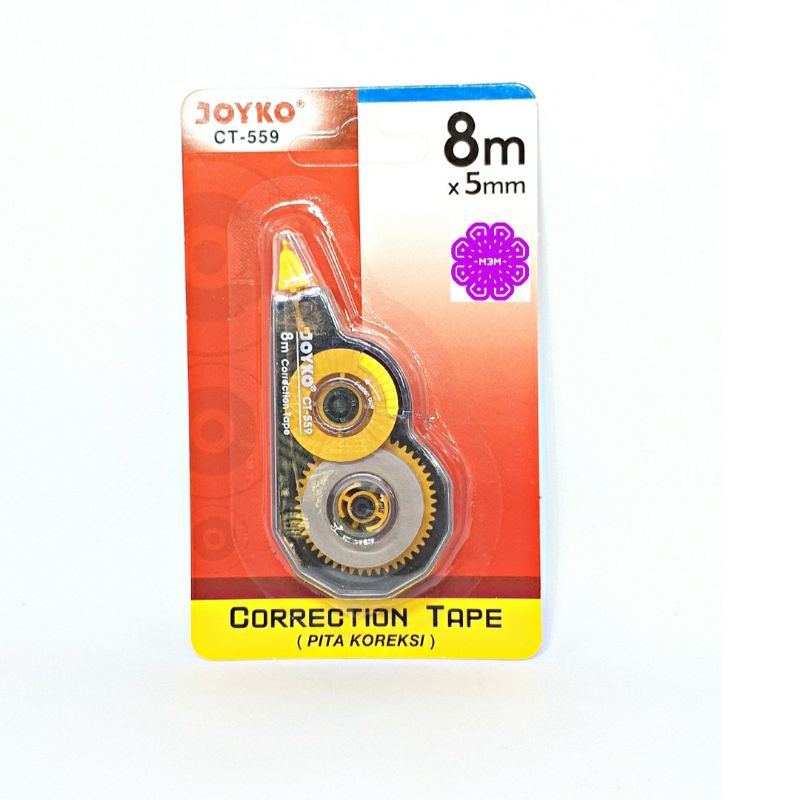 

TIPEX ROLL CORRECTION TAPE CT 559 JOYKO 8 METER